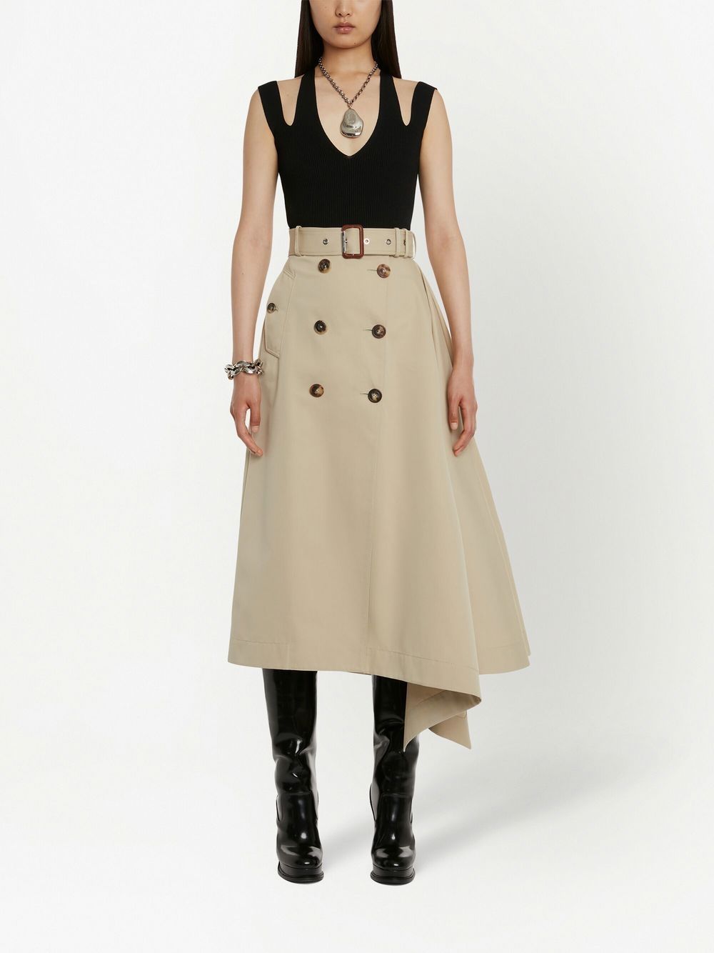 Alexander McQueen Black Women's Top | Stylish & Elegant Blouse for Casual & Evening Wear