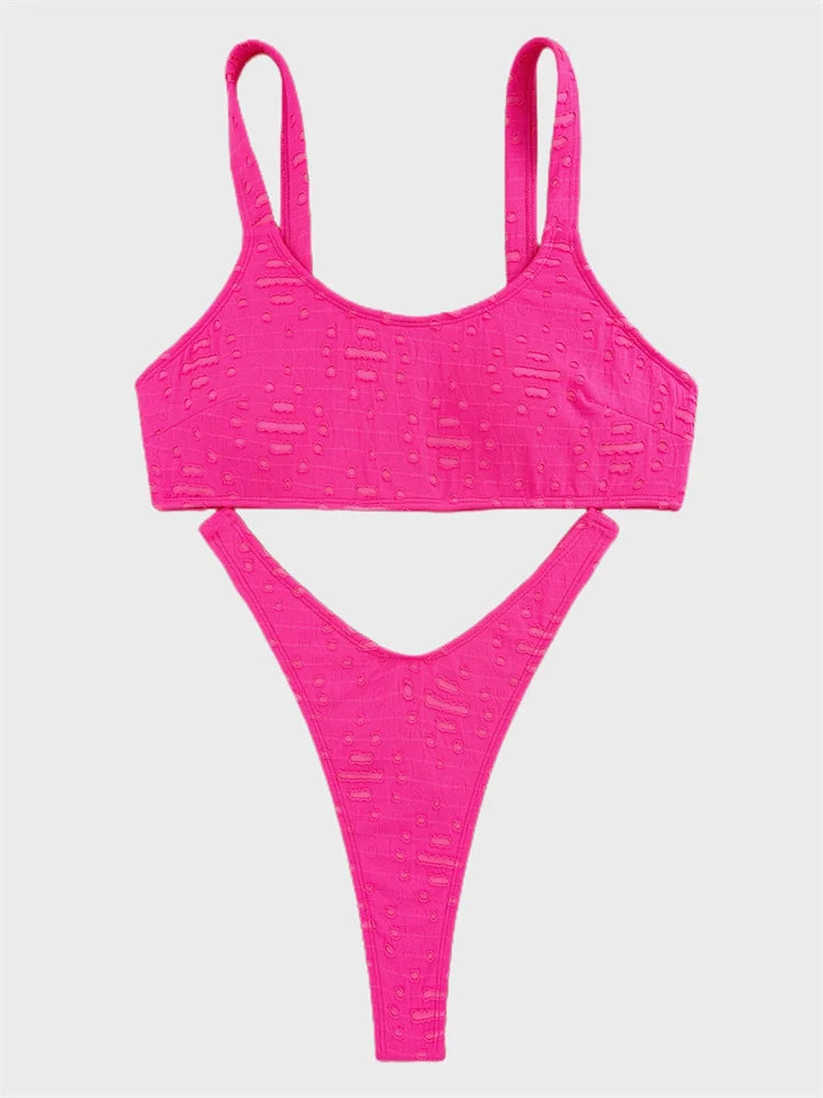 2023 Sexy Brazilian Bandeau Swimsuit for Women - 4 Color Options, Mini Bikini & Thong Micro Bathing Suit | Perfect for Beach Vacations, Pool Parties & Summer Getaways