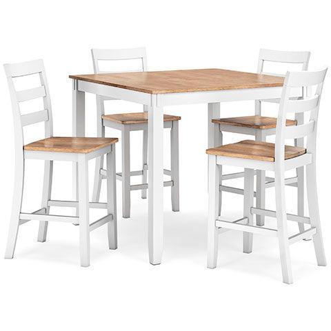 Gesthaven 4-Piece Dining Set with Table & Chairs - Modern Kitchen Furniture for Small Spaces | Perfect for Breakfast Nook, Apartment Dining, and Compact Homes