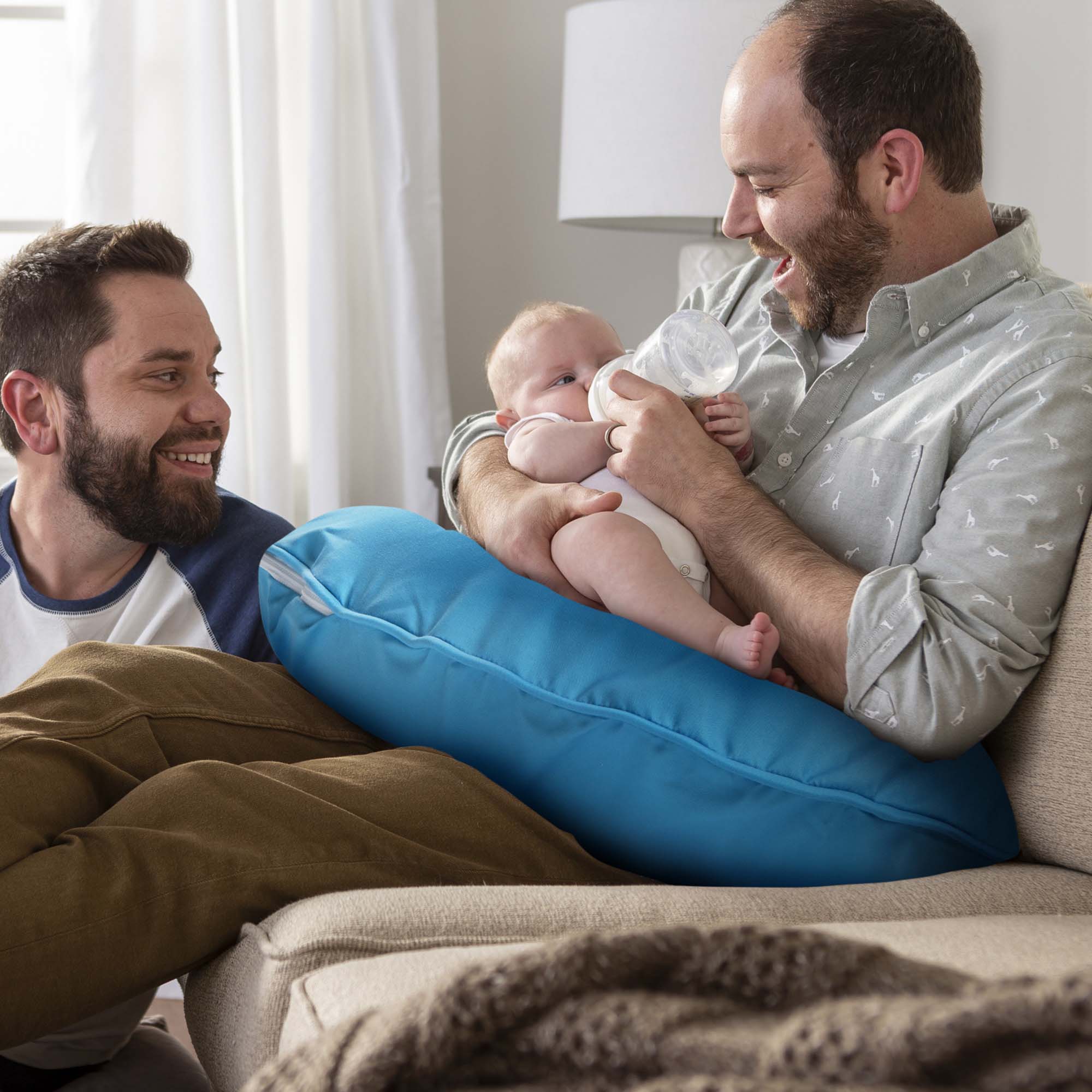 Premium Cotton Nursing Pillow Cover - Soft & Breathable for Breastfeeding Support - Perfect for Moms & Babies at Home or Travel