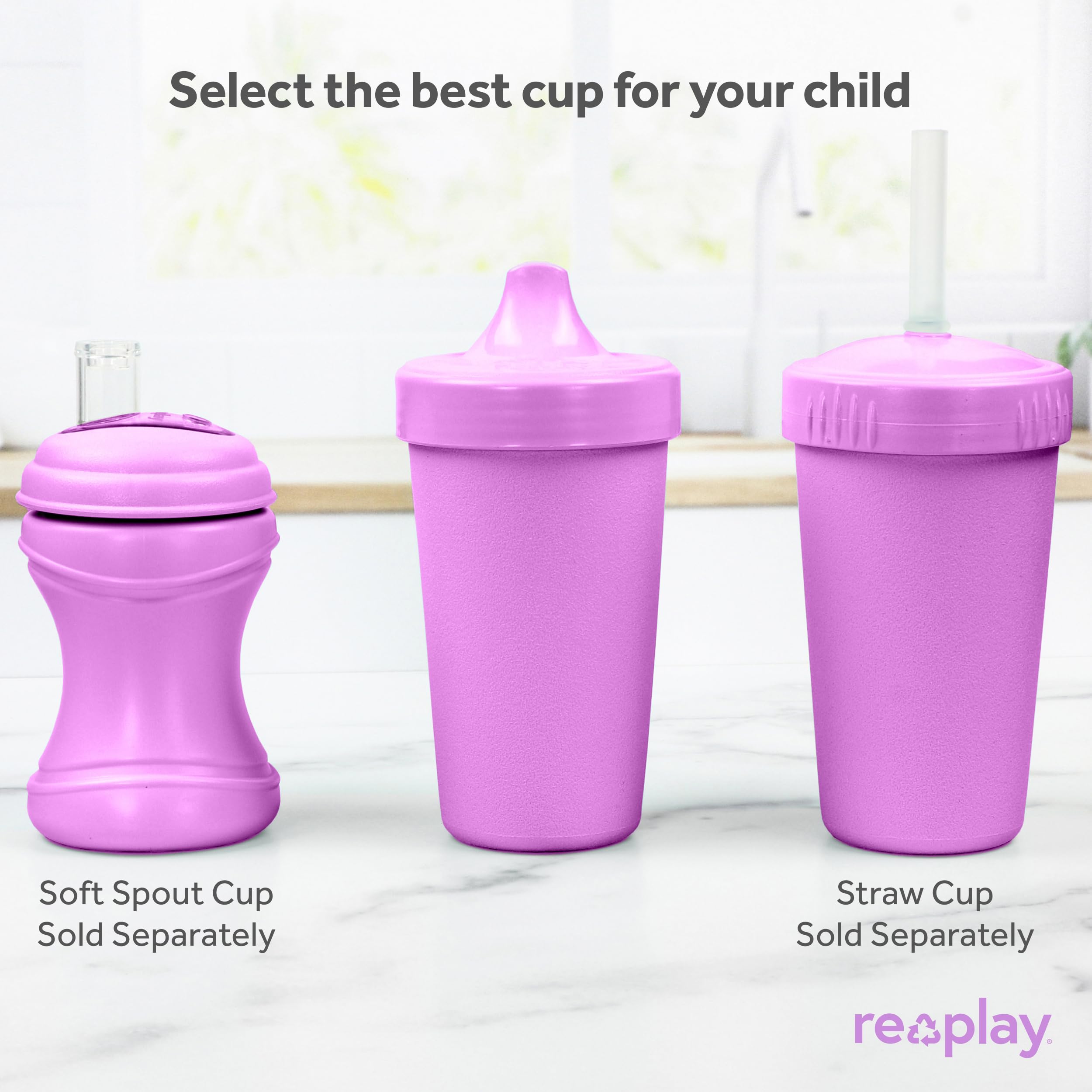 USA Made 10oz Toddler Sippy Cups Set of 3 - BPA-Free Spill Proof Drinking Cups for Kids 1-3 Years - Dishwasher & Microwave Safe Hard Spout Training Cups (Princess Design) - Perfect for Daycare, Travel & Learning Independent Drinking