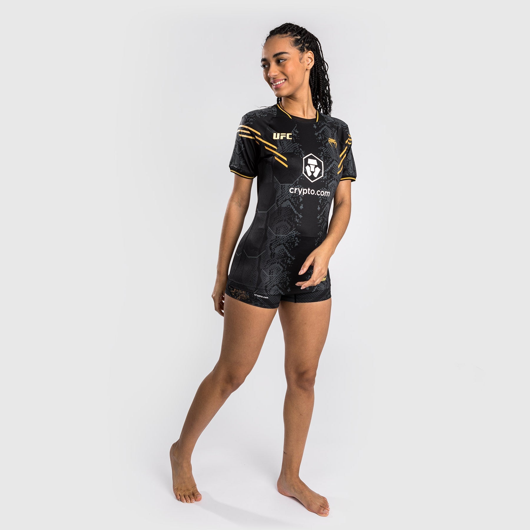 Venum UFC Adrenaline Personalized Authentic Fight Night Jersey for Women - Custom Walkout Shirt with Champion Design - Perfect for MMA Training, UFC Events & Sports Fan Gifts