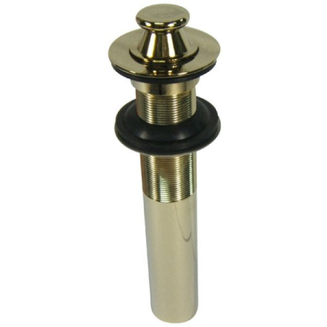 Lift & Turn Sink Drain Stopper - Chrome Plated Pop-Up Drain Assembly for Kitchen & Bathroom Sinks - Perfect for Easy Cleaning and Water Flow Control