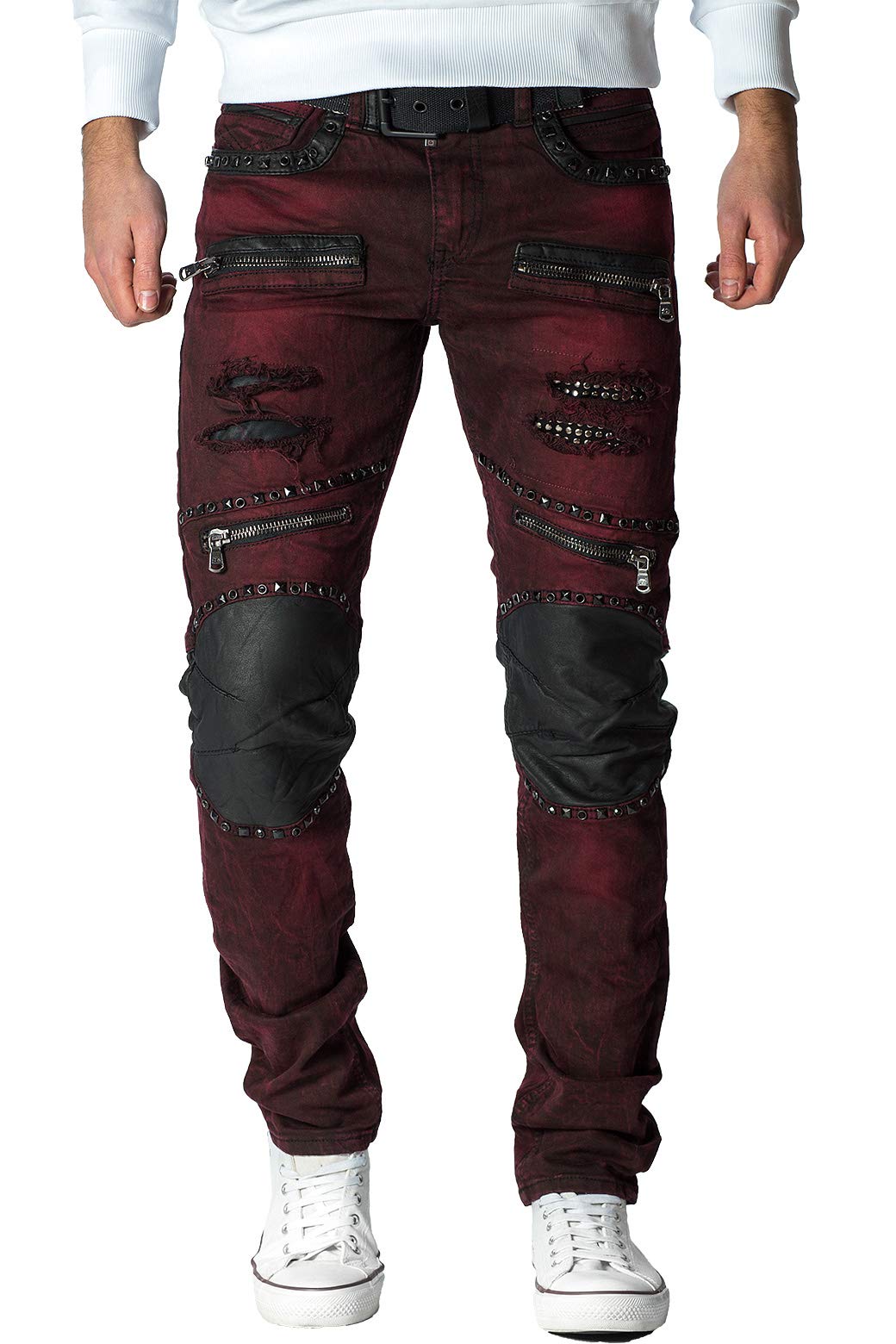 Premium Cipo & Baxx Men's Designer Jeans - Intricate Stitching & Stylish Fit for Casual Wear, Work & Night Out | Comfortable Denim Pants for Everyday Fashion