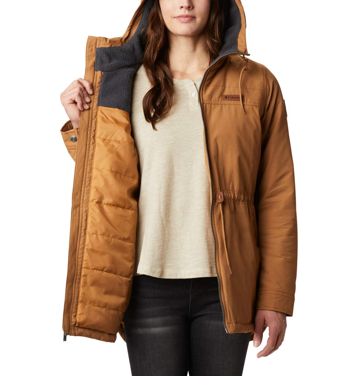 Columbia Women's Chatfield Hill Jacket - Waterproof Windbreaker with Omni-Tech - Lightweight Hiking & Outdoor Jacket for Women - Perfect for Camping, Travel & Everyday Wear