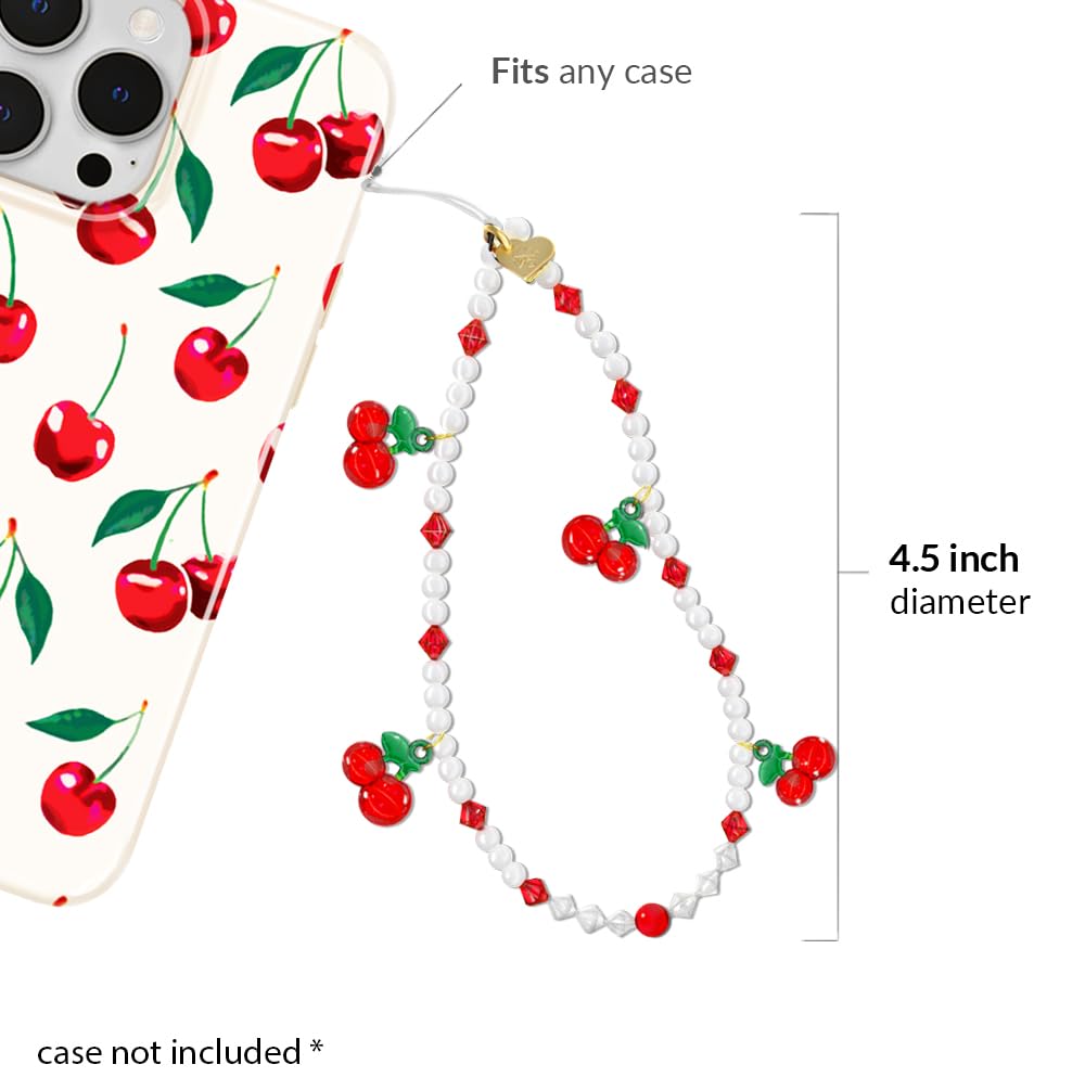 VELVET CAVIAR Phone Charm Wrist Strap - Stylish Beaded Cellphone Lanyard for Women - Universal Fit for All Phone Cases - Perfect for Everyday Use, Work & Travel Accessories