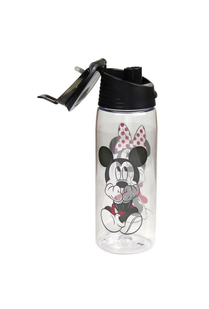 Disney Mickey & Minnie Mouse Insulated Flip Top Water Bottle - 20oz Stainless Steel Leakproof Thermos for Kids, School, Travel & Outdoor Activities