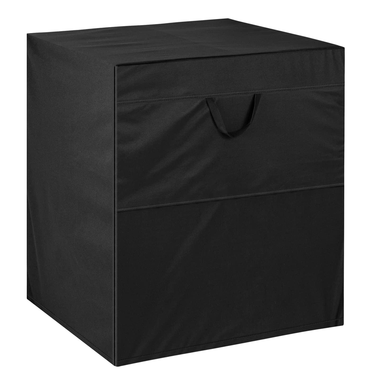 Sunolga 600D Oxford Fabric Air Conditioner Cover for Outdoor Units - Fits Square AC up to 24x24x22 Inches - Weatherproof Protection for Winter & Summer Use - Perfect for Home, Apartment & Office AC Maintenance