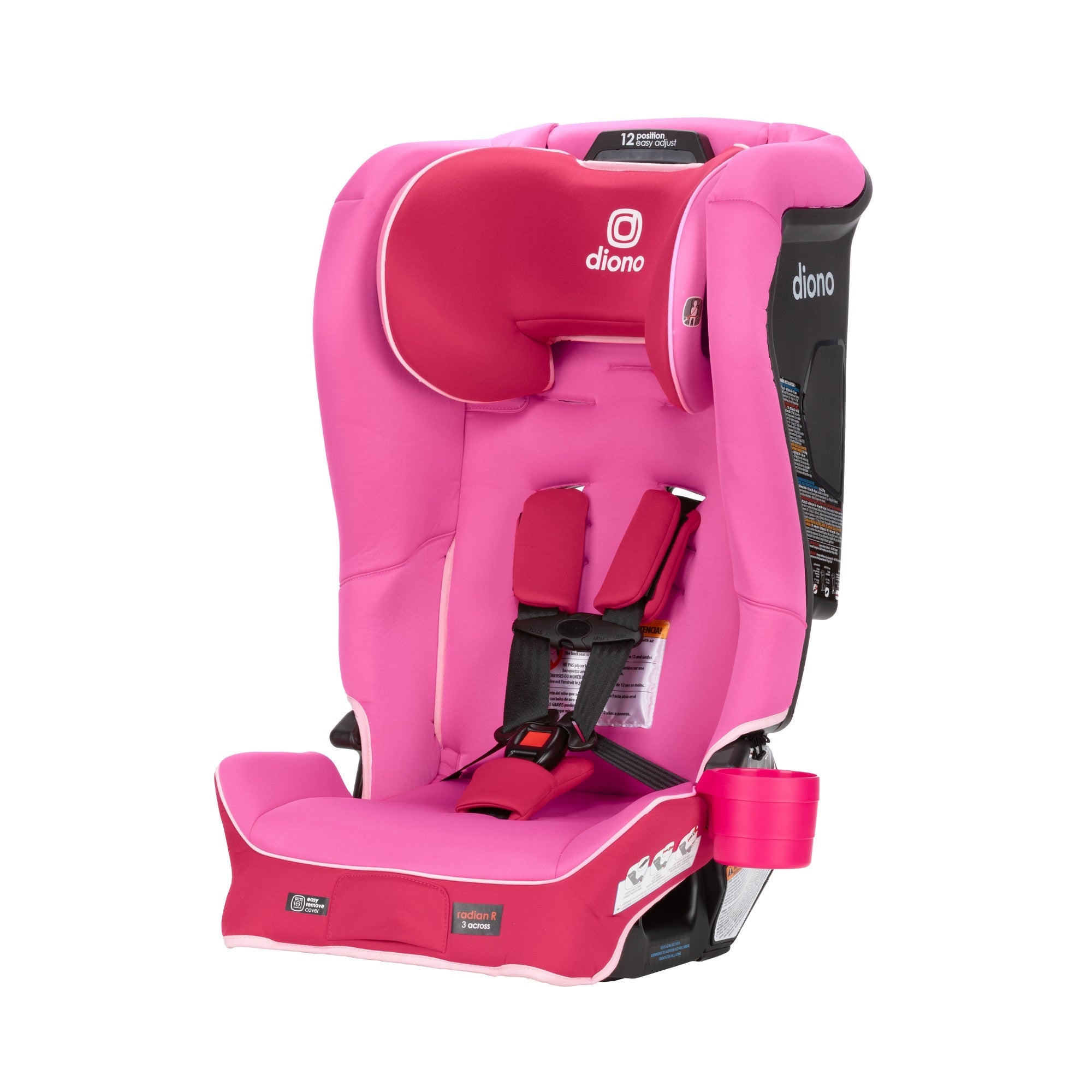 Diono Radian 3R SafePlus Convertible Booster Car Seat for Kids - Safe & Comfortable for Travel, School, and Family Road Trips