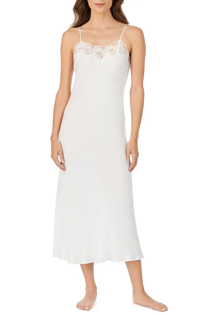 Eileen West Women's Satin Ballet Nightgown - Soft & Comfortable Sleepwear for Women - Perfect for Bedtime, Lounging & Bridal Lingerie