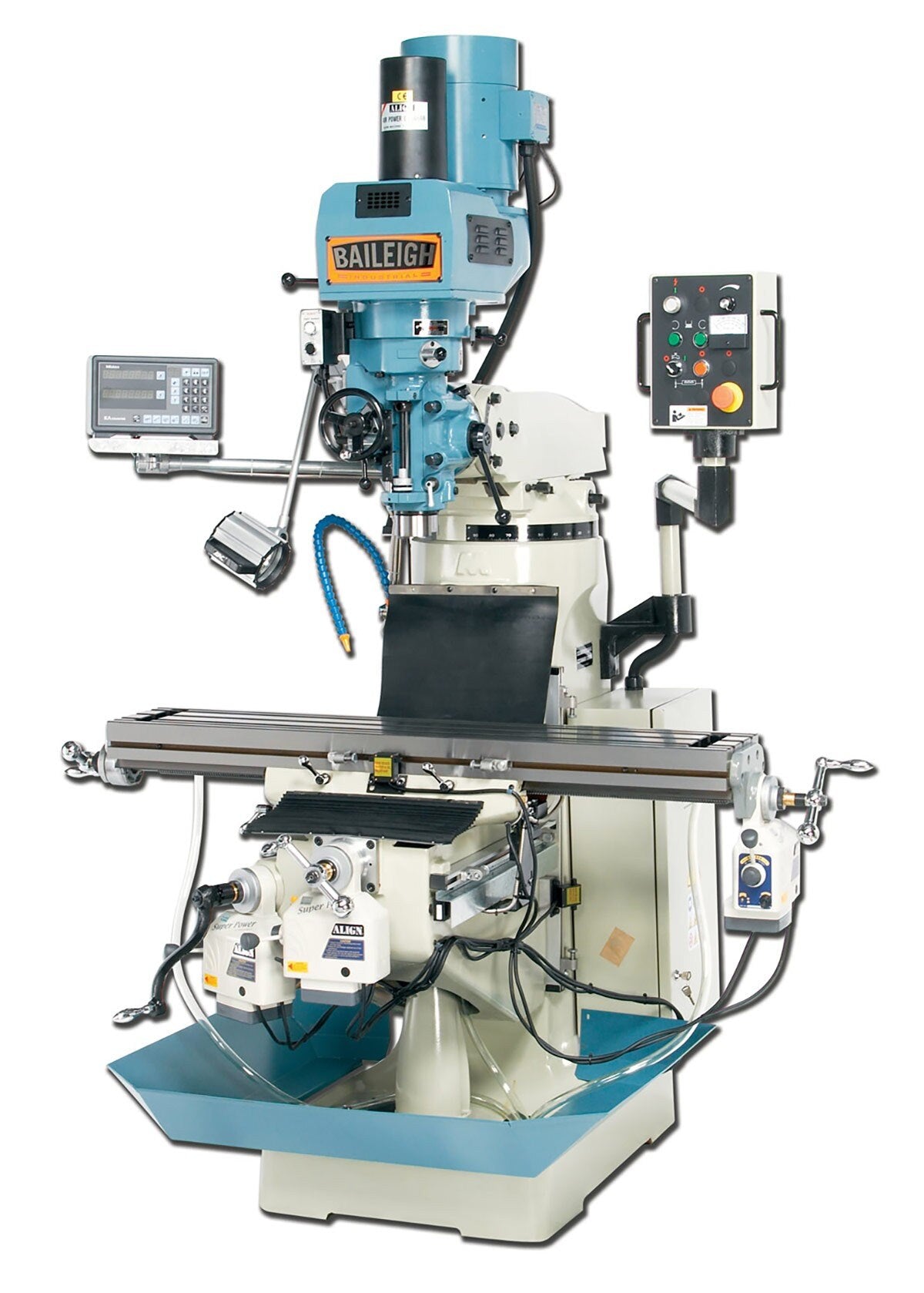 Baileigh Industrial BA9 1008236 Vertical Milling Machine VM 949-3 | Precision Metalworking & Woodworking Equipment for Workshops & Factories