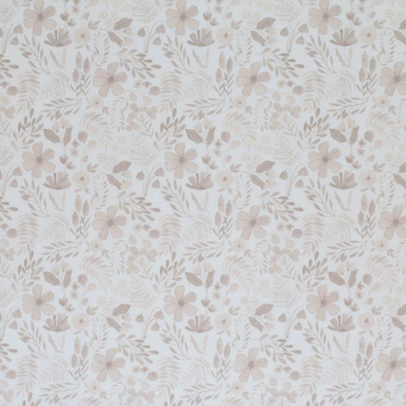 Premium Cotton Poplin Fabric - Soft & Breathable Material for Dresses, Shirts & DIY Crafts | Forest Plants Print | Perfect for Home Decor & Fashion Sewing Projects