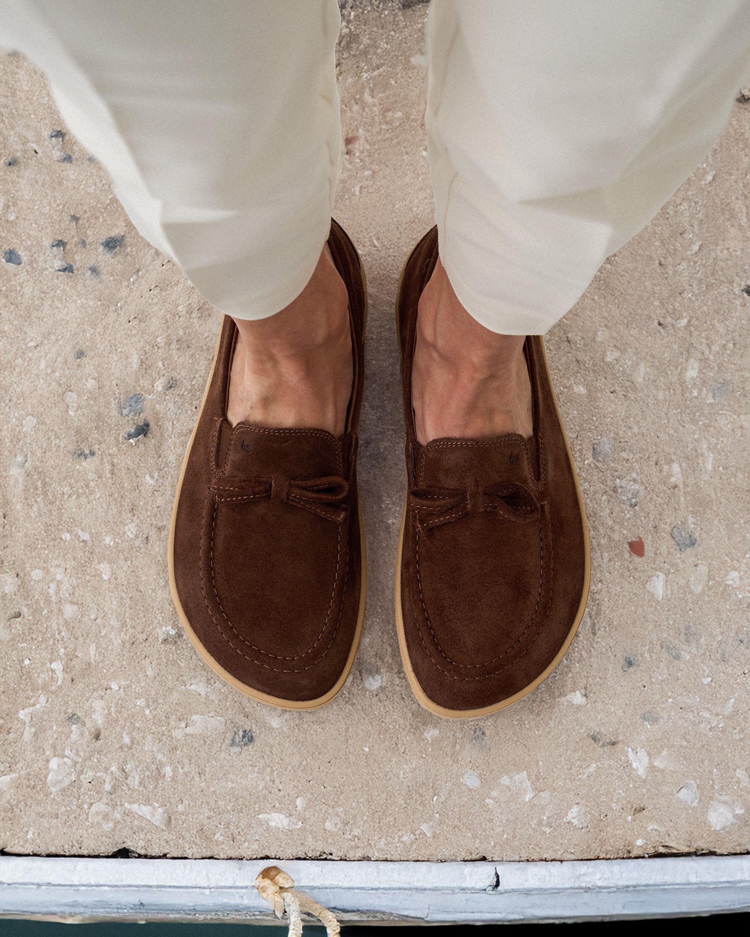 Barefoot Moccasins for Women - Be Lenka Aphrodite Soft Leather Minimalist Shoes in Dark Brown | Comfortable House Slippers & Indoor/Outdoor Walking Shoes
