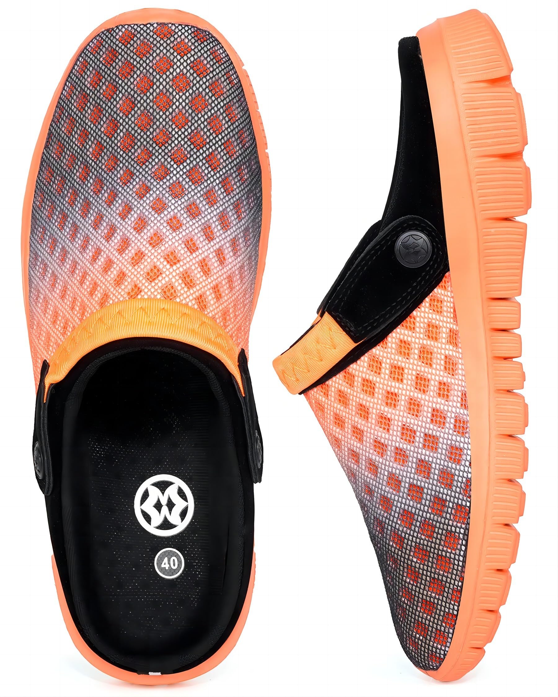**Hsyooes Unisex Breathable Mesh Garden Clogs - Non-Slip Summer Mules for Men & Women | Perfect for Outdoor, Beach, and Casual Wear**