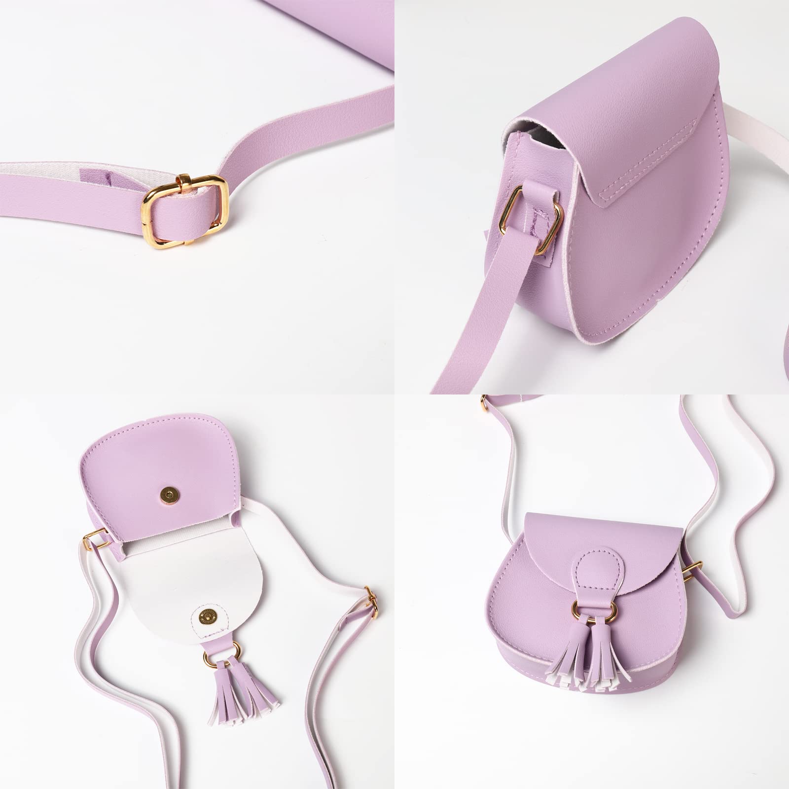SOTOGO Girls Crossbody Purse for Toddlers - Cute Princess Handbag with Mini Chain, Kids Wallet & Small Shoulder Bag - Perfect for School, Parties & Daily Use