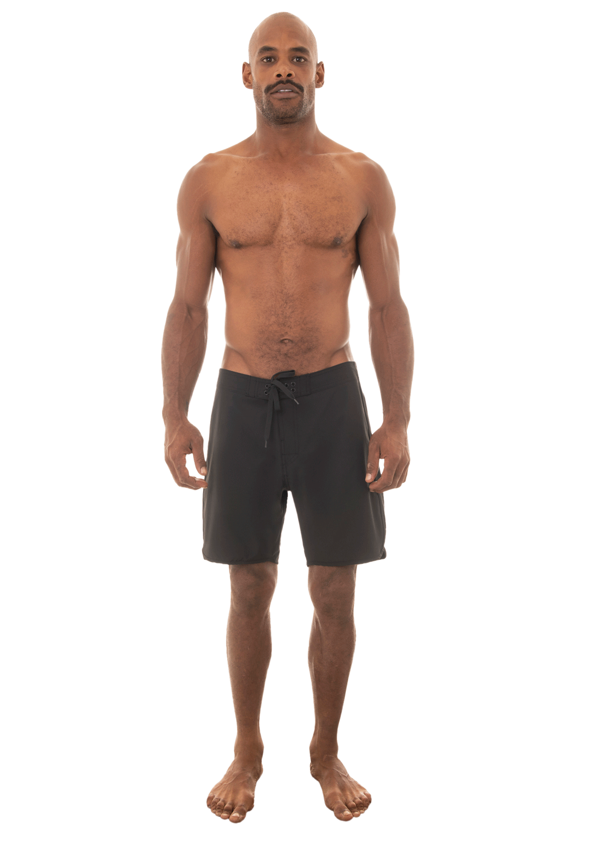 Premium Black Scallop Swim Trunks for Men - Quick Dry Beach Shorts with Mesh Liner | Perfect for Swimming, Surfing & Summer Vacations