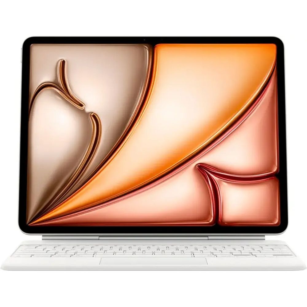Apple Magic Keyboard for iPad Air 13-inch (M3 Model) - Slim Wireless Keyboard with Trackpad - White (MDFW4LL/A) - Perfect for Work, Study & Creative Projects
