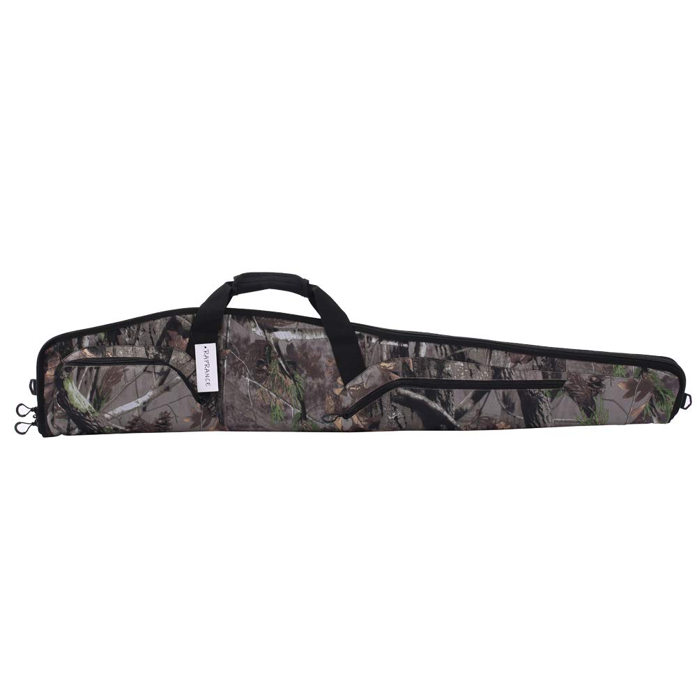 Raprance 40/44/48/52 Inch Soft Scoped Rifle Shotgun Carrying Case - Long Gun Bag with Lockable Zippers for Hunting, Shooting Range & Outdoor Sports