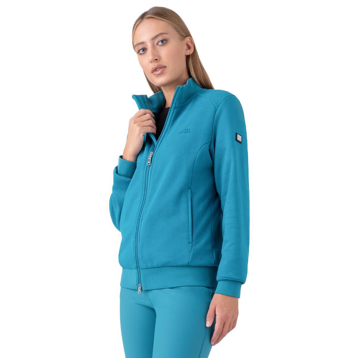 Equiline Women's Esipe Full Zip Sweatshirt - Soft Fleece Pullover Hoodie for Casual Wear & Outdoor Activities | Comfortable & Stylish Ladies' Jacket for Fall & Winter Seasons