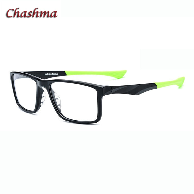 Men's Titanium Square Full Rim Sport Eyeglasses - Lightweight TR90 Frame for Active Lifestyle | Perfect for Running, Cycling & Outdoor Activities
