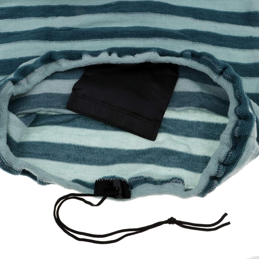 Premium 5.0-10.6ft Surfboard Sock Cover - Lightweight Stretchable Surfing Board Bag with Quick-Dry Fabric, Drawstring Closure & Padded Nose Protector - Fits 10.2ft Boards - Perfect for Surfing, Travel & Board Storage Protection