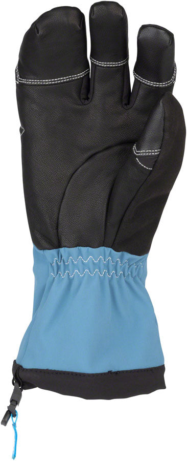 45NRTH 2023 Sturmfist 4 Gloves - Slate Color, Lobster Style, Medium - Winter Cycling & Snow Sports Cold Weather Gloves for Men & Women