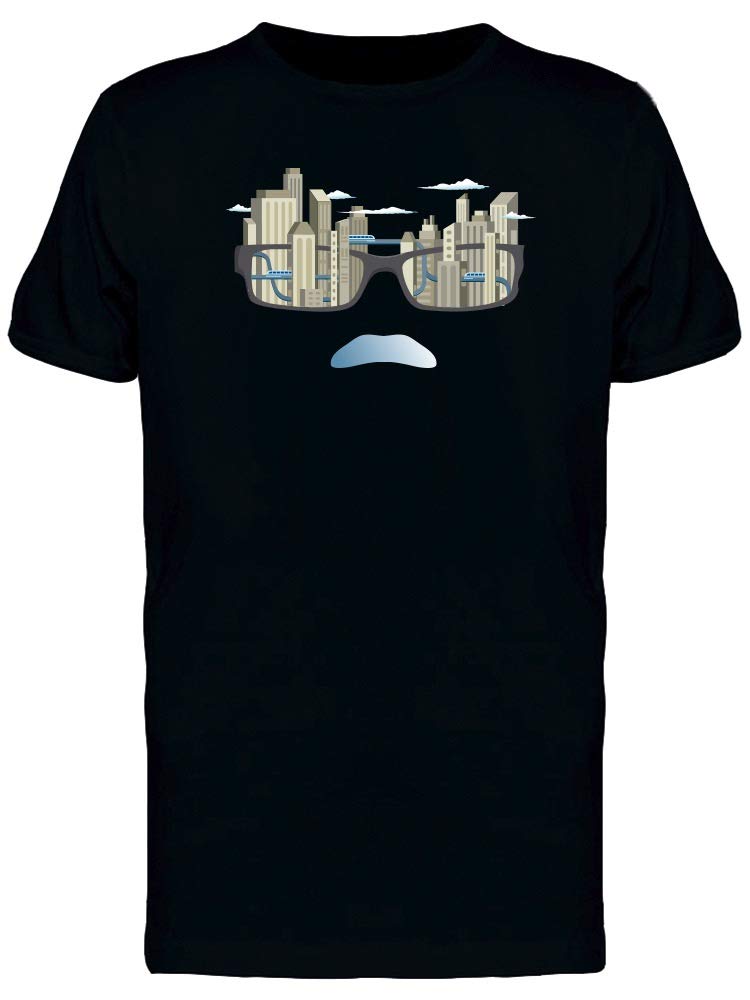 Modern City Skyline Graphic T-Shirt for Men - Stylish Urban Streetwear Tee for Casual Wear & Travel