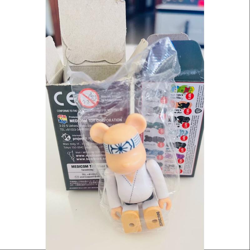 Bearbrick Series 43 Secret Miyagi Do Karate 100% Collectible Figure - Limited Edition Anime Toy for Display & Gifts | Perfect for Anime Fans, Collectors, and Home Decor