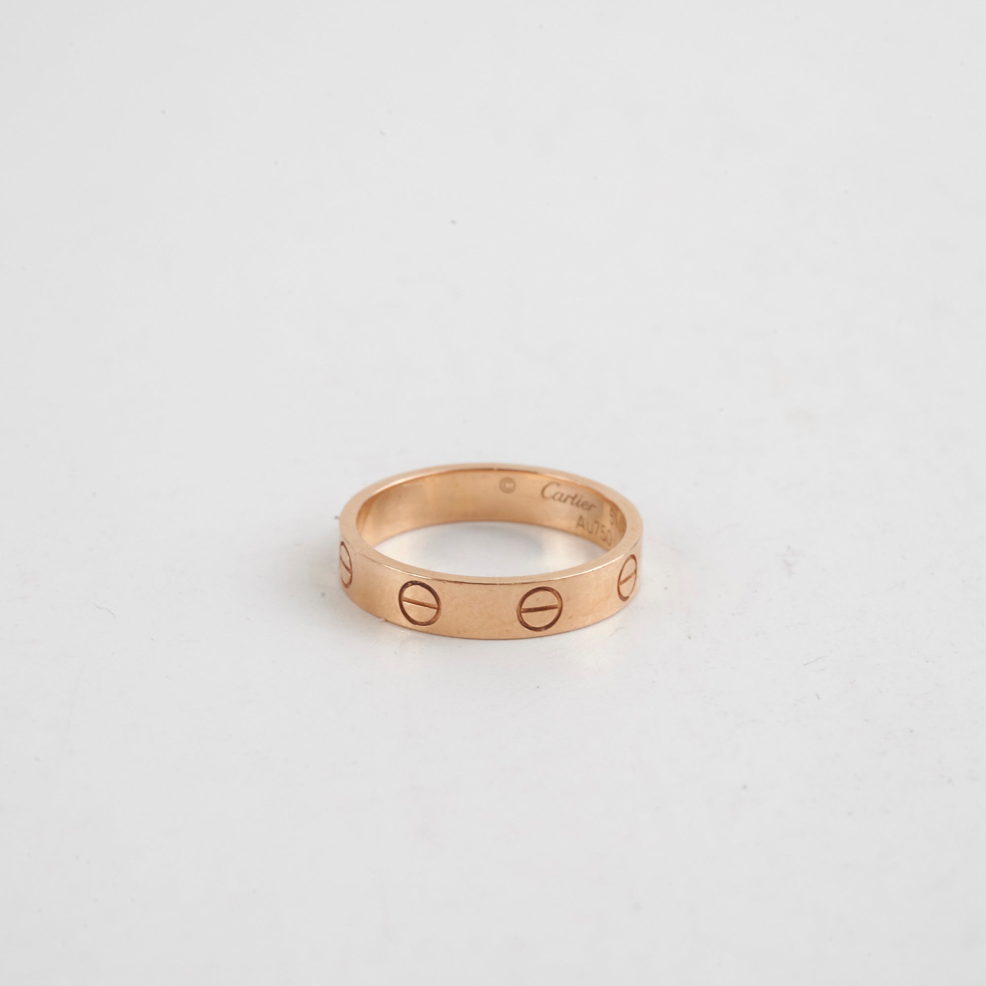 Cartier Love Ring 18K Pink Gold Size 51 - Luxury Wedding Band for Women, Romantic Anniversary Gift for Her, Perfect for Engagements & Special Occasions