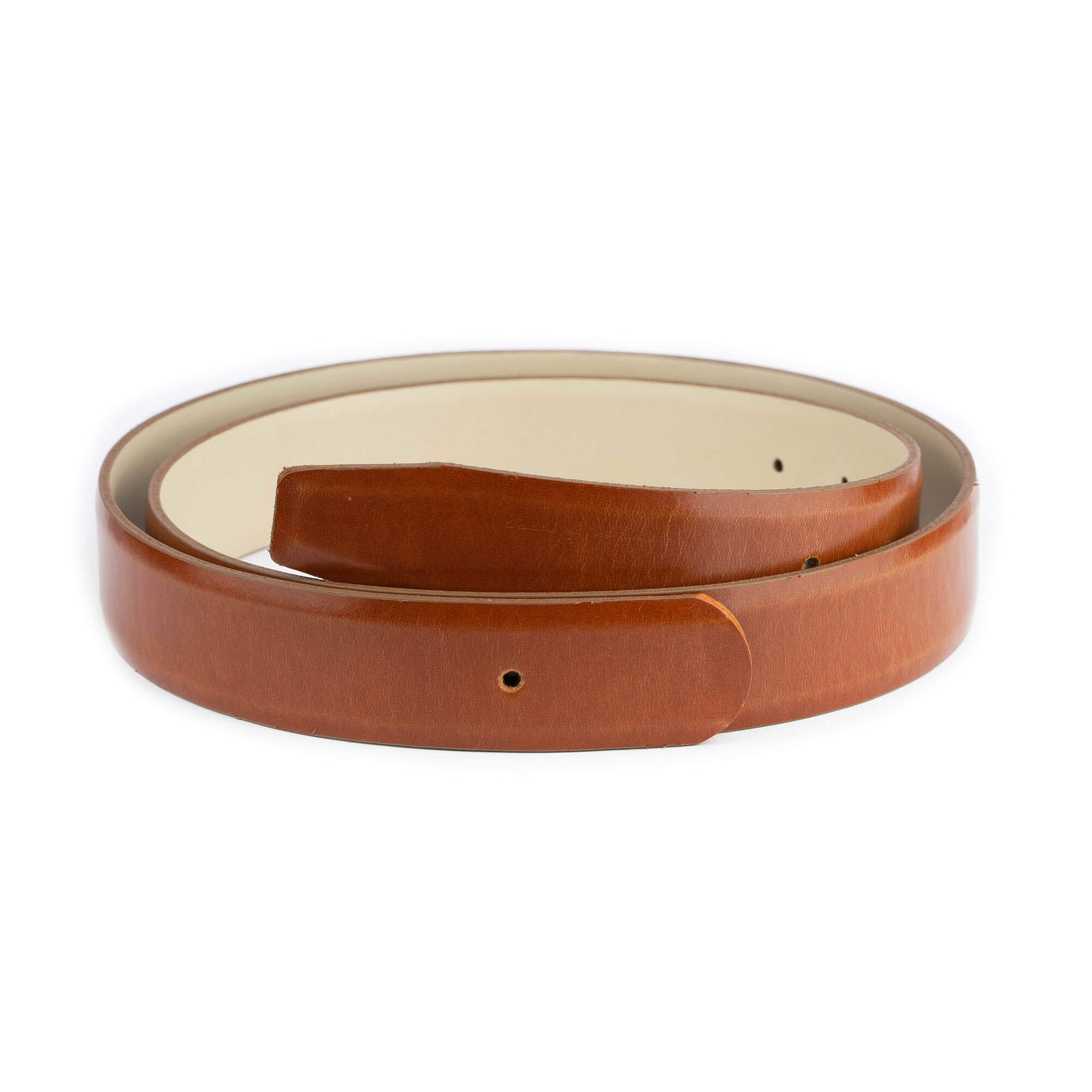 Premium 3.5cm Light Tan Genuine Leather Belt Strap for Cartier Buckles Replacement - Durable Men's Dress Belt for Business, Office & Formal Occasions