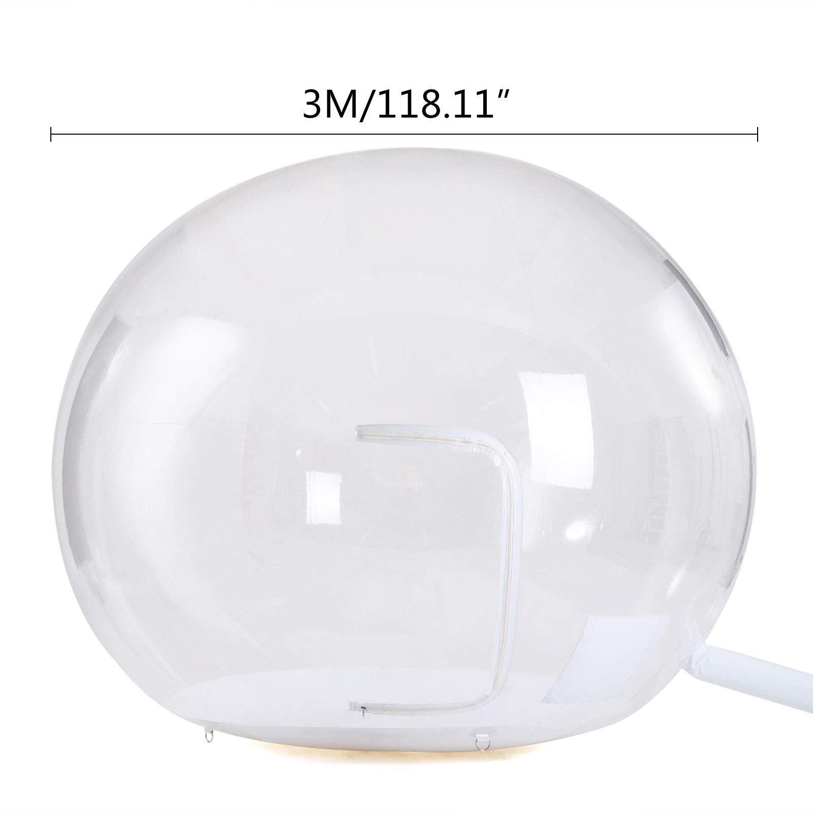 Commercial Grade PVC Transparent Inflatable Bubble Tent - 9.84FT Clear Inflatable Dome with Air Blower for Outdoor Parties, Family Gatherings, Garden & Backyard Use | Perfect for Events, Camping, and Unique Outdoor Experiences