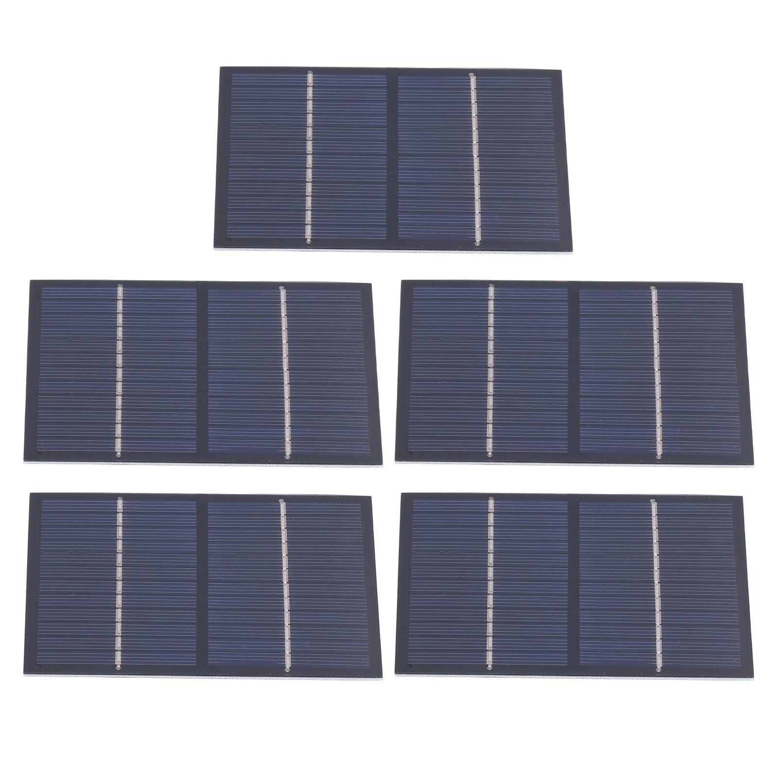 5Pcs 1.5W 12V Solar Panel Starter Kit - Mini Laminated PET Solar Cells for DIY Battery Charger (11.5x8.5cm) | Perfect for Camping, RV, Emergency Power & Off-Grid Projects
