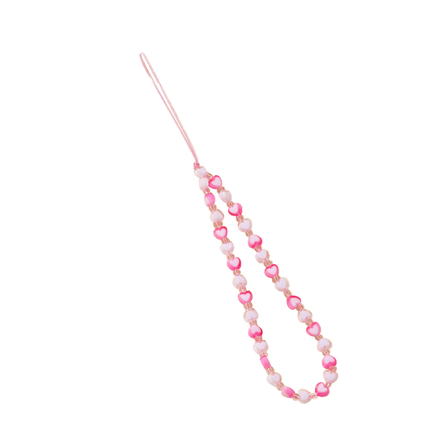 Colorful Beaded Phone Lanyard Wrist Strap - Flower & Star Charm Phone Chain for Women & Girls | Stylish Accessory for Phone, Keys & ID Badges at Work, School & Travel