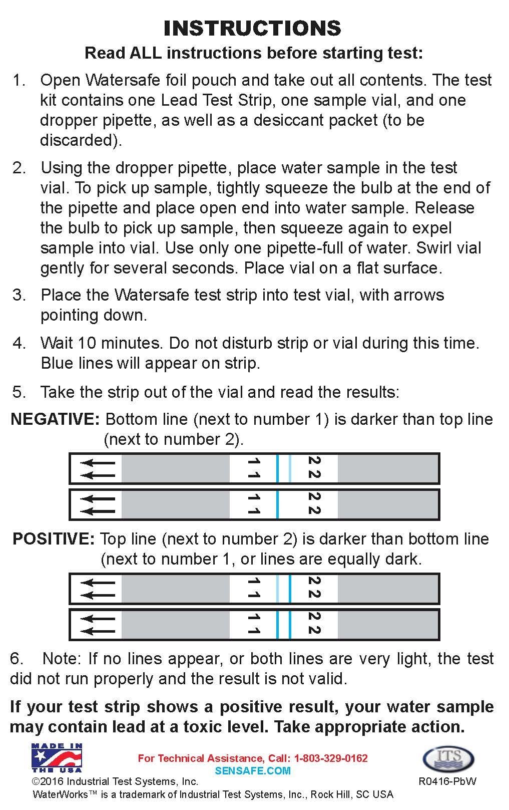 Lead Water Test Kit - Detect Lead in Drinking Water for Home, School & Office Safety | EPA-Approved & Easy to Use