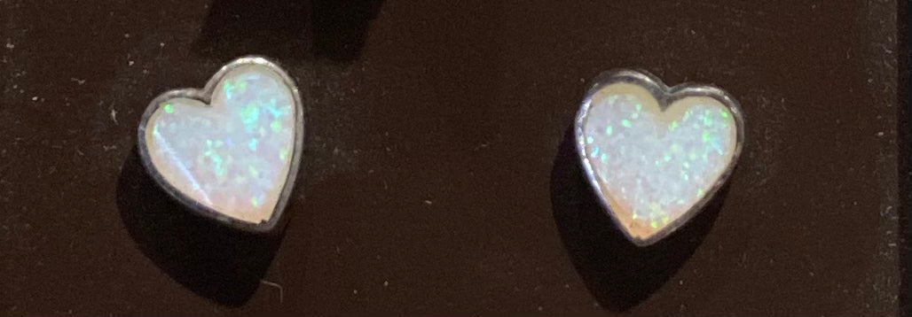 Opalite Stud Earrings for Women – Natural Stone Jewelry, Hypoallergenic & Lightweight – Perfect for Everyday Wear, Gifts & Special Occasions