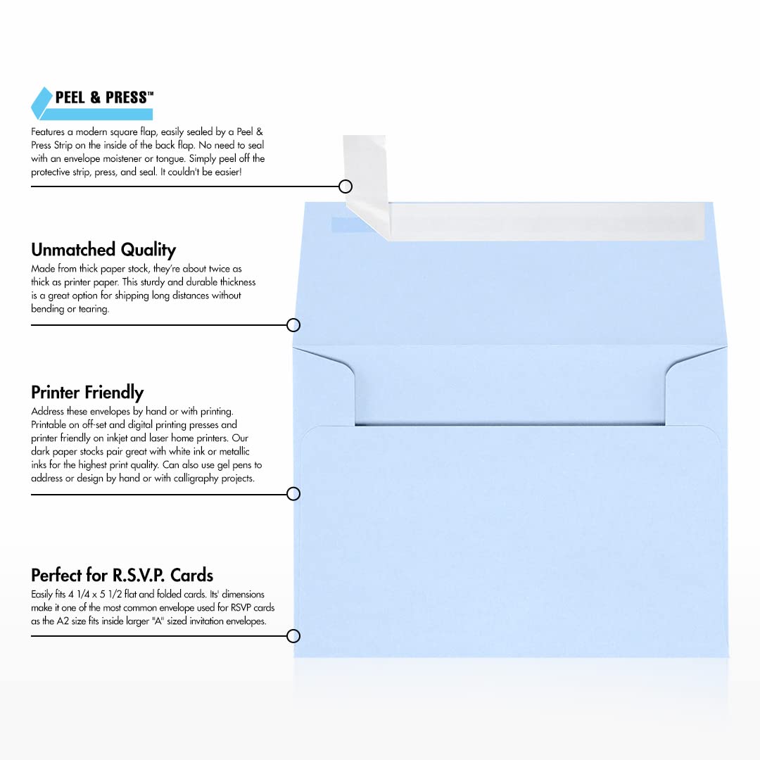 Premium A2 Invitation Envelopes 4 3/8