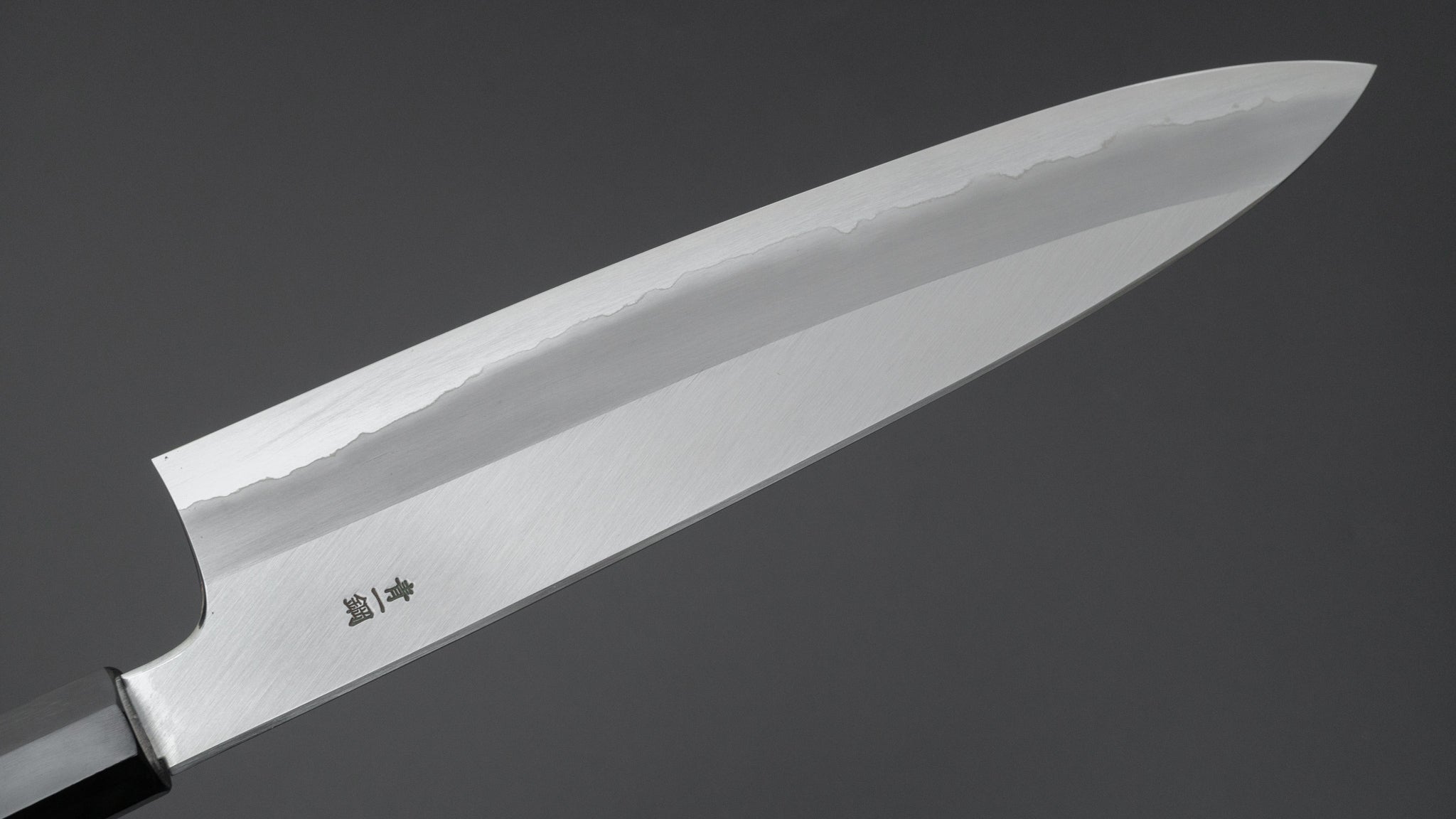 Premium Hitohira Togashi Blue #1 Stainless Steel Clad Gyuto Chef Knife 270mm with Ziricote Wood Handle - Professional Japanese Kitchen Knife for Slicing, Dicing & Meat Cutting