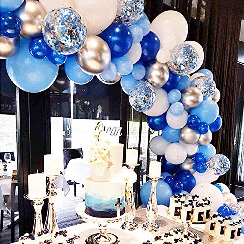 36 Inch Giant Blue Balloons 5 Pack - for Wedding, Baby Shower & Party Decor