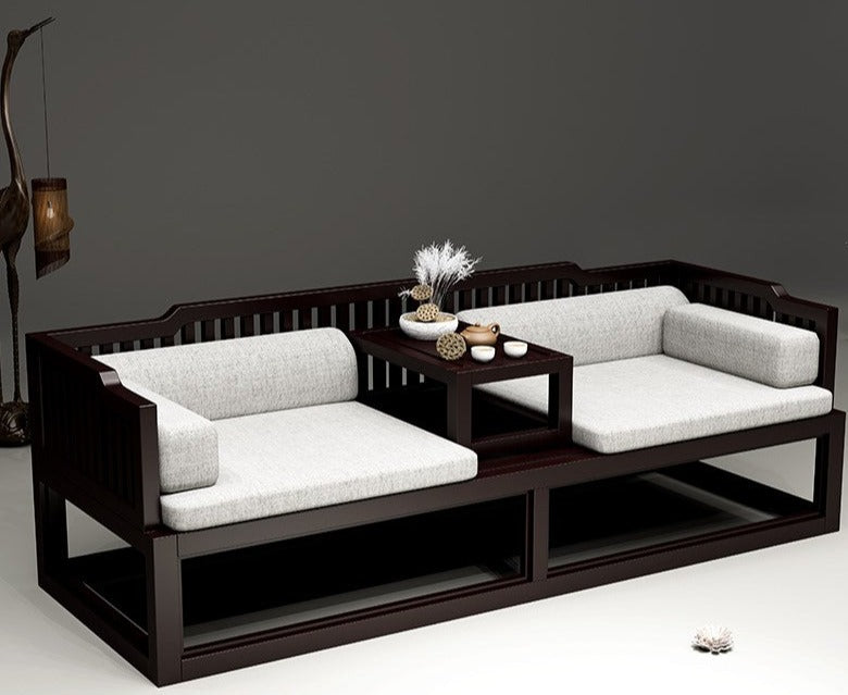 Gabrielle DYNASTY Classic Daybed Sofa Bed - Convertible Sleeper Furniture for Living Room, Guest Room & Small Spaces - Comfortable Modern Couch with Storage