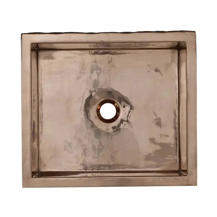 Thompson Kahlo 17-Inch Handcrafted Polished Rose Gold & Black Nickel Kitchen Sink KPA 1715C - Perfect for Modern Farmhouse & Luxury Home Renovations