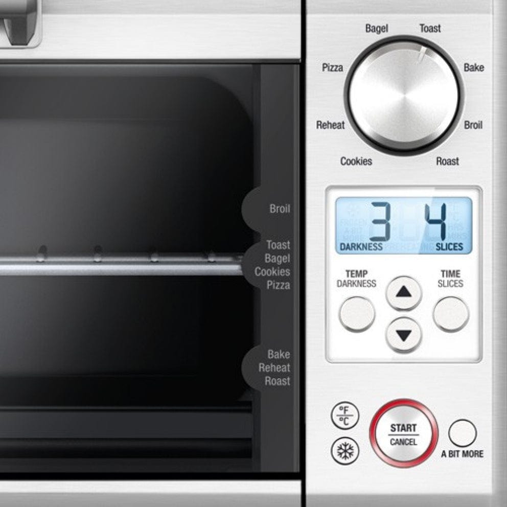 Breville Mini Smart Oven - Compact Countertop Convection Toaster Oven with 6 Cooking Functions for Baking, Broiling & Toasting - Perfect for Small Kitchens, Dorms & Apartments