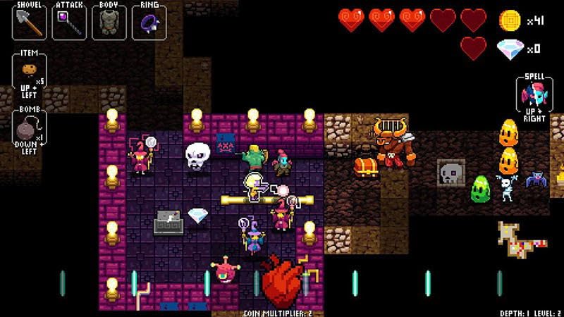 Crypt of The Necrodancer - Nintendo Switch Game | Rhythm-Based Dungeon Crawler | Perfect for Travel & Family Game Nights