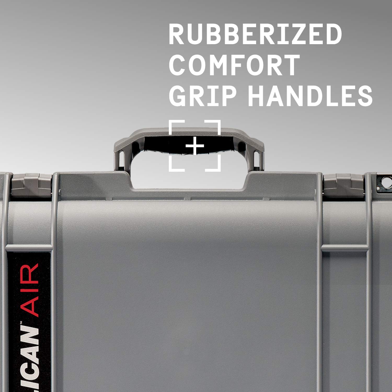 Pelican Air 1615 Protective Case - Silver (No Foam) | Waterproof & Durable Travel Case for Camera, Drone & Electronics | Perfect for Outdoor Adventures & Air Travel