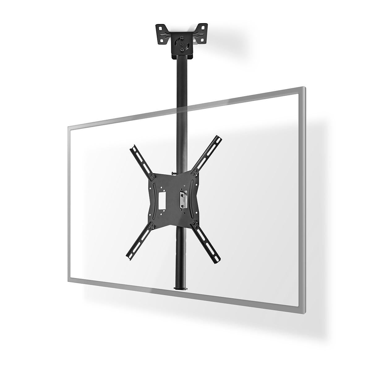 Adjustable Swivel & Tilt TV Ceiling Mount Bracket for 26-42 Inch Screens, Max 20kg Load - Perfect for Living Rooms, Bedrooms & Home Theaters
