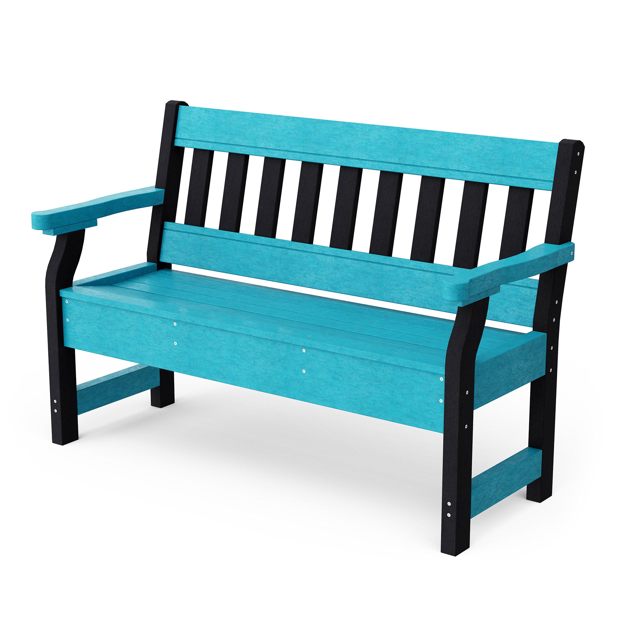 Heritage Garden Bench - Classic Wooden Outdoor Bench for Patio, Garden & Backyard - Perfect for Relaxing, Reading & Enjoying Nature