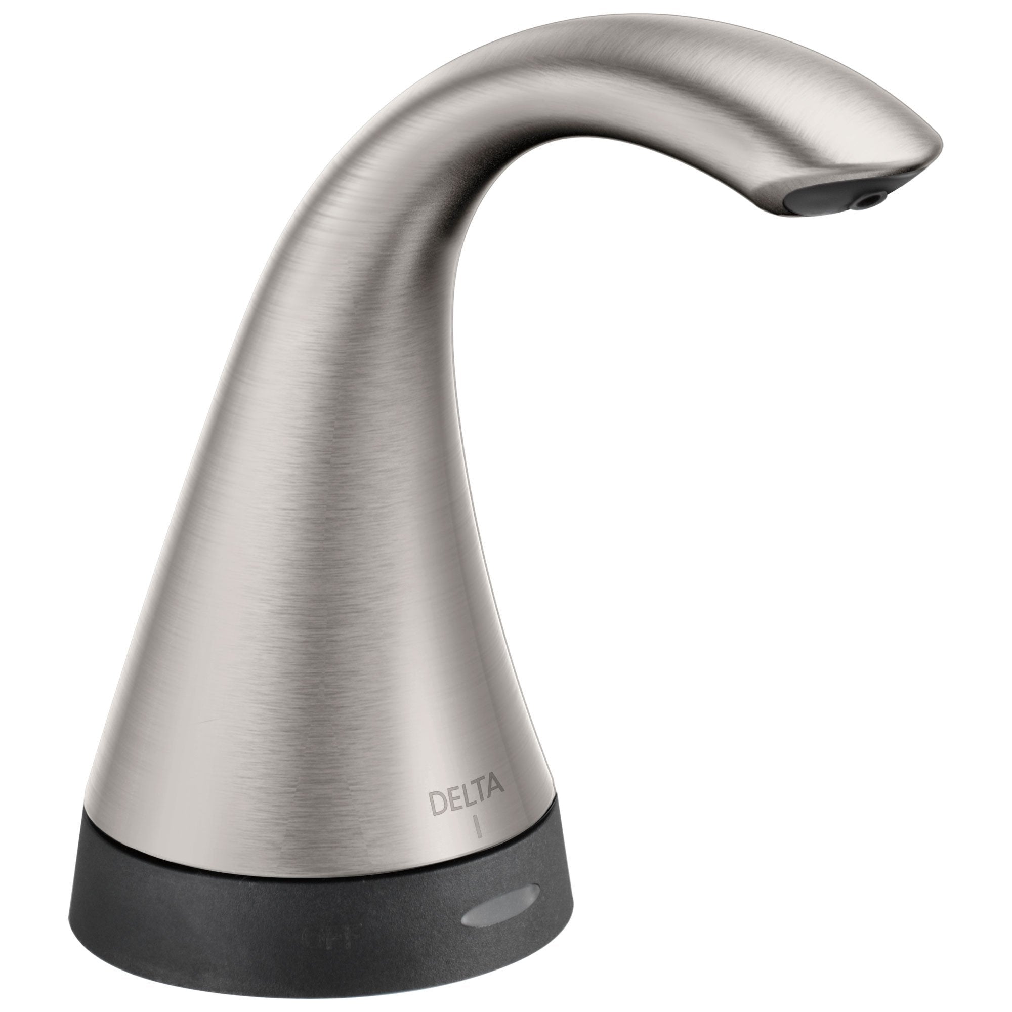 Delta Addison Collection Stainless Steel Soap Dispenser with Touch2Oxt Technology - Electronic Deck Mounted Touchless Hand Soap Dispenser for Kitchen, Bathroom & Office (Model 732807)