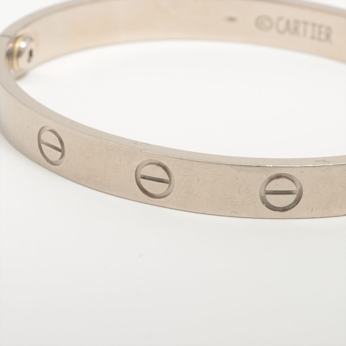 Cartier Love Bracelet 16 - 18K White Gold with Classic Screw System, Perfect for Weddings, Anniversaries & Luxury Gifts