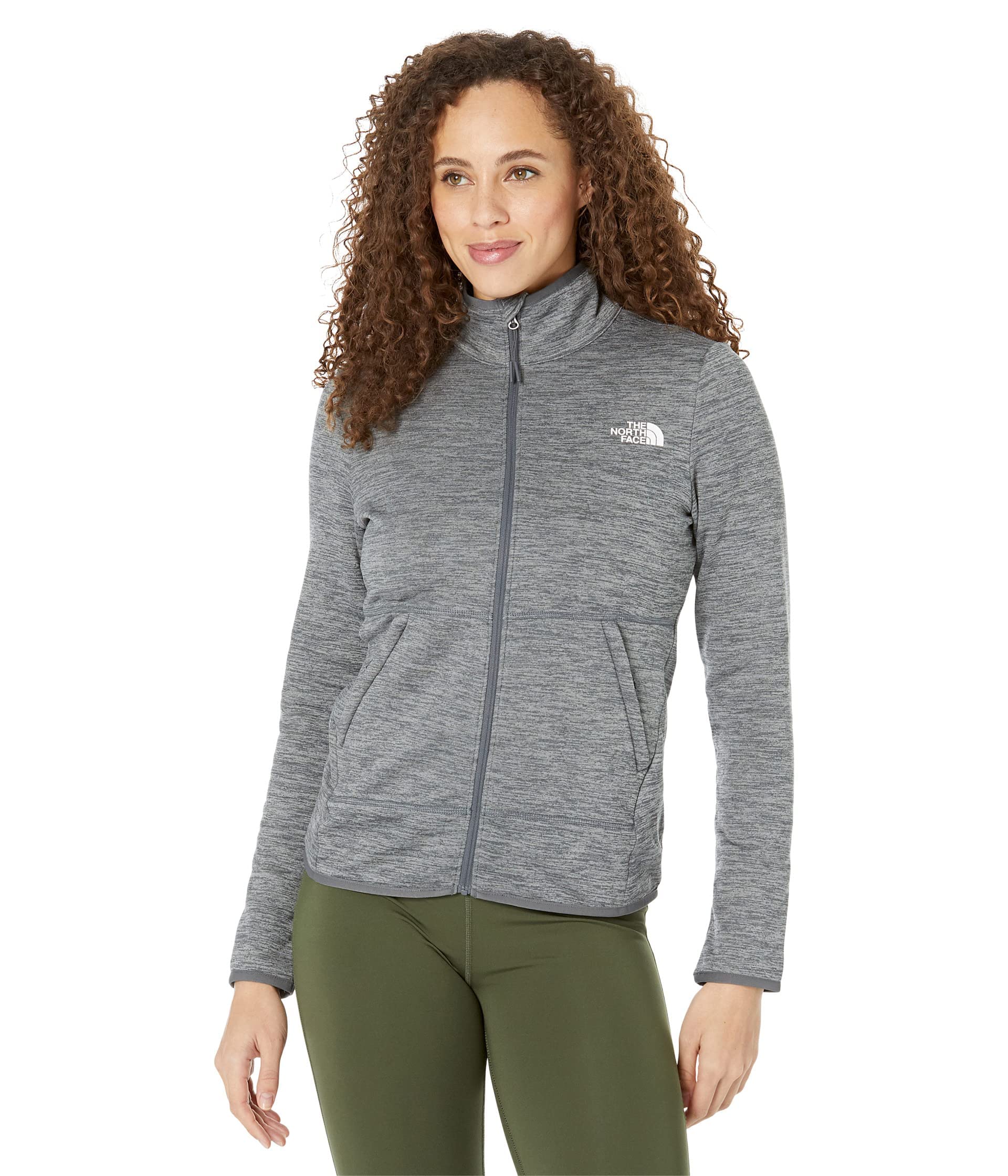 The North Face Women's Canyonlands Full Zip Fleece Sweatshirt - Comfortable & Warm Pullover Hoodie (Standard & Plus Sizes) for Hiking, Camping & Outdoor Activities