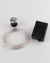 Jaclo 2822-MBK Matte Black Waste Disposal Air Switch - Garbage Disposal Button for Kitchen Sink - Perfect for Easy Hands-Free Operation While Cooking or Cleaning