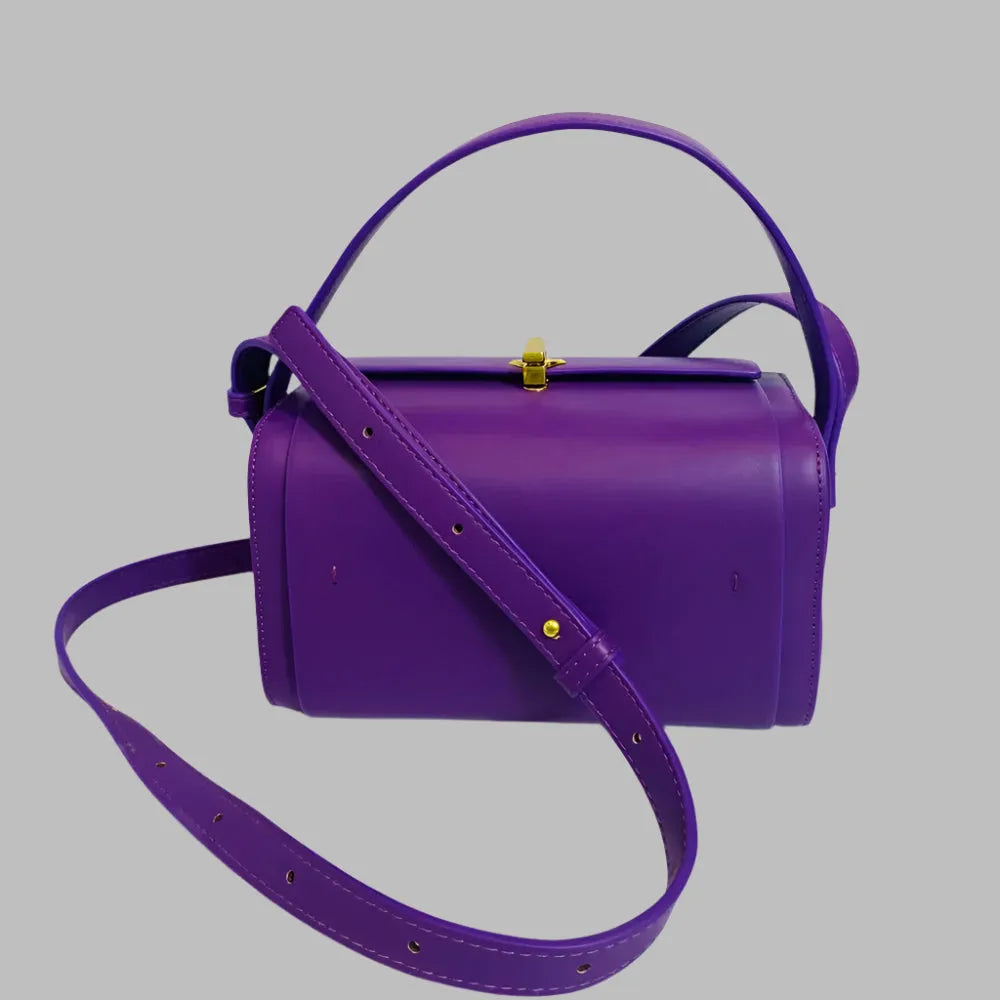 Stylish Small Box Boston Bag Handbag for Women - Trendy Crossbody Shoulder Purse for Travel, Work & Everyday Use